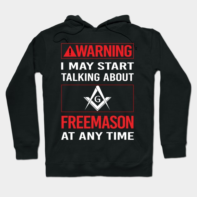 Red Warning Freemason Freemasonry Masonry Masonic Mason Stonemason Illuminati Hoodie by relativeshrimp